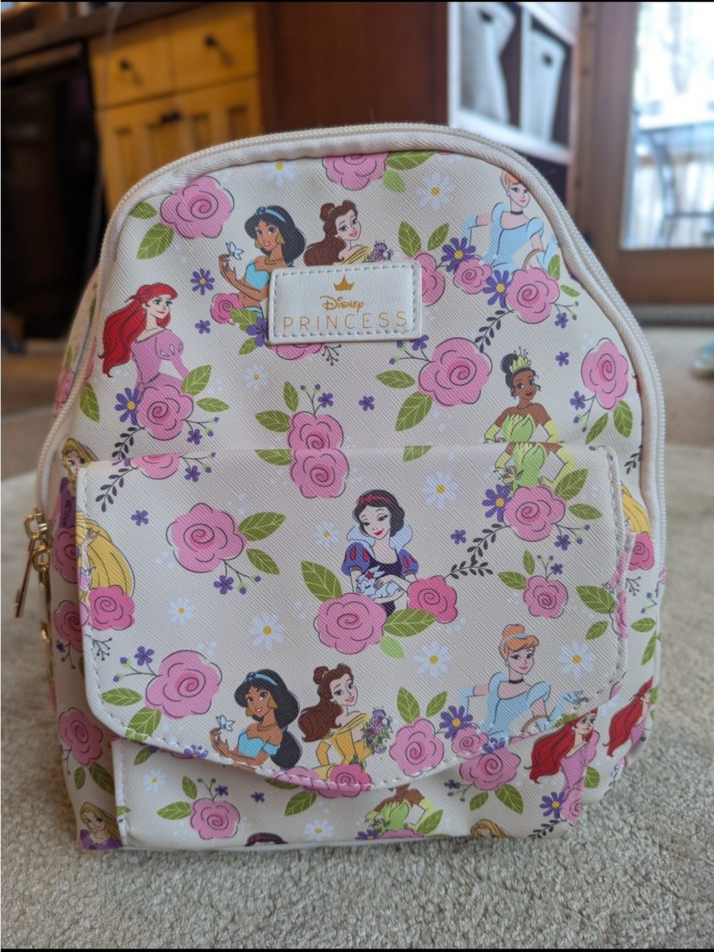 Disney Princess Pink Floral backpack